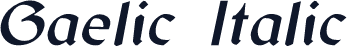 Gaelic Italic