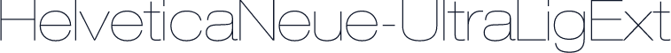 HelveticaNeue-UltraLigExt