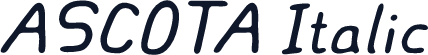 ASCOTA Italic
