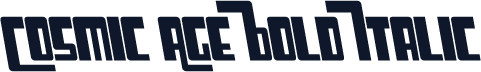 Cosmic Age Bold Italic