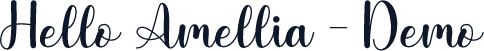 Hello Amellia - Demo