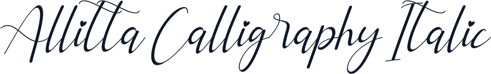 Allitta Calligraphy Italic