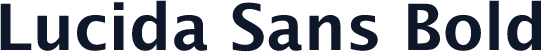 Lucida Sans Bold