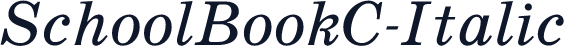 SchoolBookC-Italic