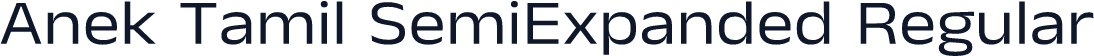 Anek Tamil SemiExpanded Regular