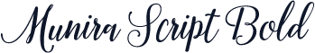 Munira Script Bold