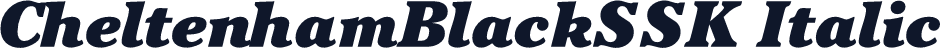 CheltenhamBlackSSK Italic