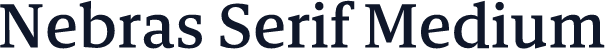 Nebras Serif Medium