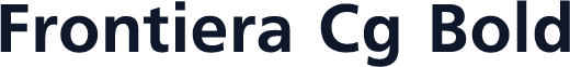 Frontiera Cg Bold