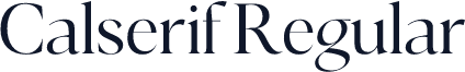 Calserif Regular