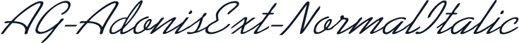 AG-AdonisExt-NormalItalic