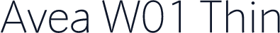 Avea W01 Thin
