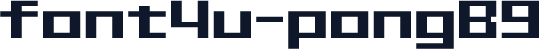 font4u-pongB9