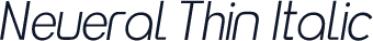 Neueral Thin Italic