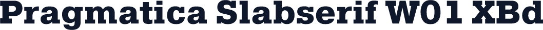 Pragmatica Slabserif W01 XBd