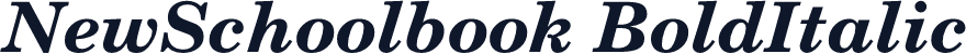 NewSchoolbook BoldItalic