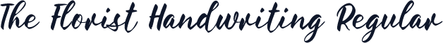The Florist Handwriting Regular