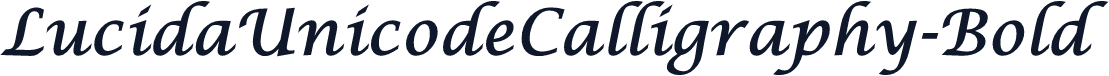 LucidaUnicodeCalligraphy-Bold