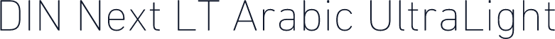 DIN Next LT Arabic UltraLight