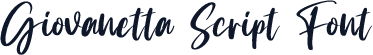Giovanetta Script Font
