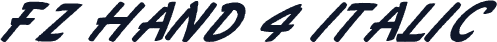 FZ HAND 4 ITALIC