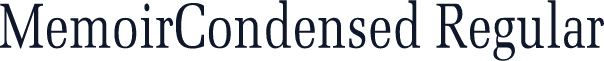 MemoirCondensed Regular