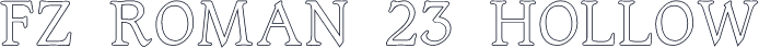 FZ ROMAN 23 HOLLOW