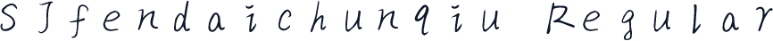SJfendaichunqiu Regular