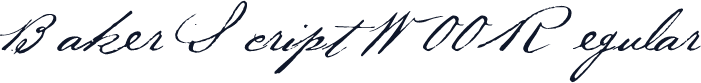 Baker Script W00 Regular