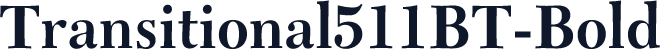 Transitional511BT-Bold