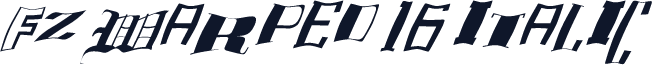 FZ WARPED 16 ITALIC