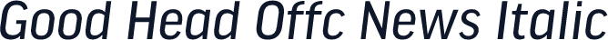 Good Head Offc News Italic