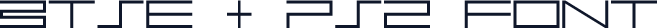BTSE + PS2 FONT