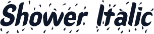 Shower Italic