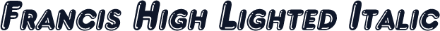 Francis High Lighted Italic