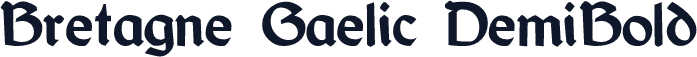 Bretagne Gaelic DemiBold