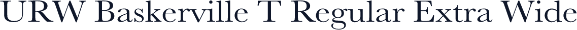 URW Baskerville T Regular Extra Wide