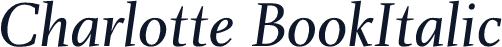 Charlotte BookItalic