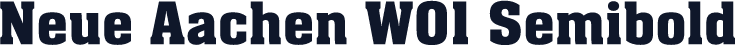 Neue Aachen W01 Semibold