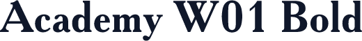 Academy W01 Bold