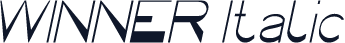 WINNER Italic
