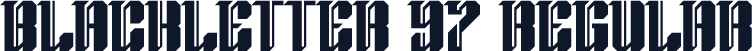 Blackletter 97 Regular