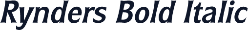 Rynders Bold Italic