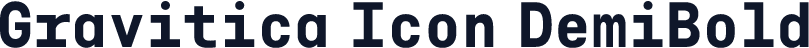 Gravitica Icon DemiBold