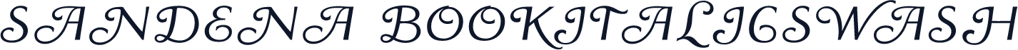 Sandena-BookItalicSwash