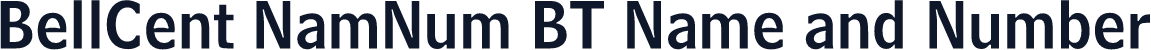 BellCent NamNum BT Name and Number