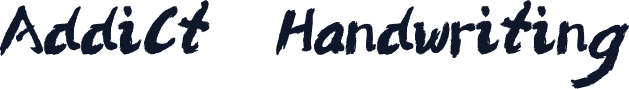 Addict  Handwriting