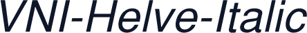 VNI-Helve-Italic