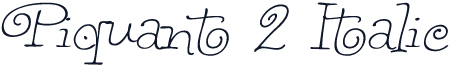 Piquant 2 Italic