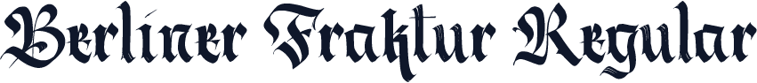 Berliner Fraktur Regular